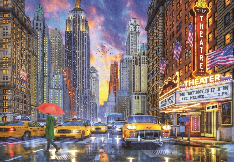 Puzzle Clementoni Manhattan lluvioso 2000 piezas