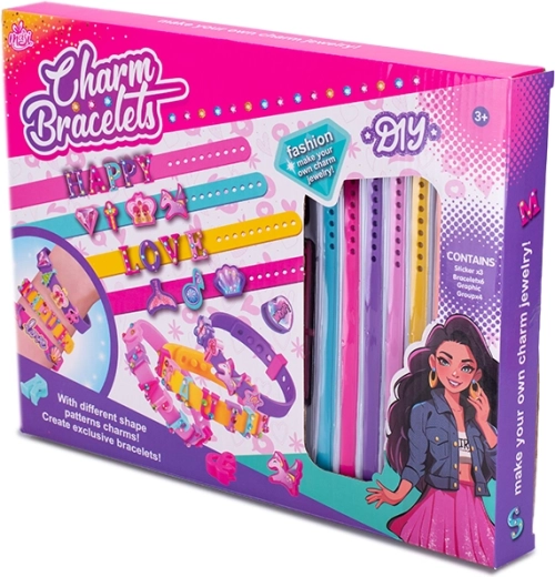 Set para hacer pulseras para niños, 6 uds. con accesorios