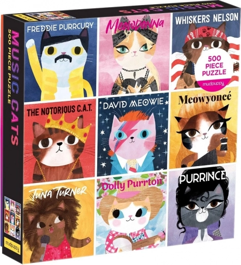 Puzle musical Gatos 500 piezas