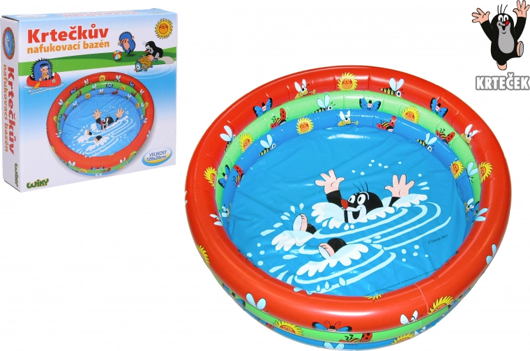Piscina infantil hinchable con motivo de Topo (Krteček)