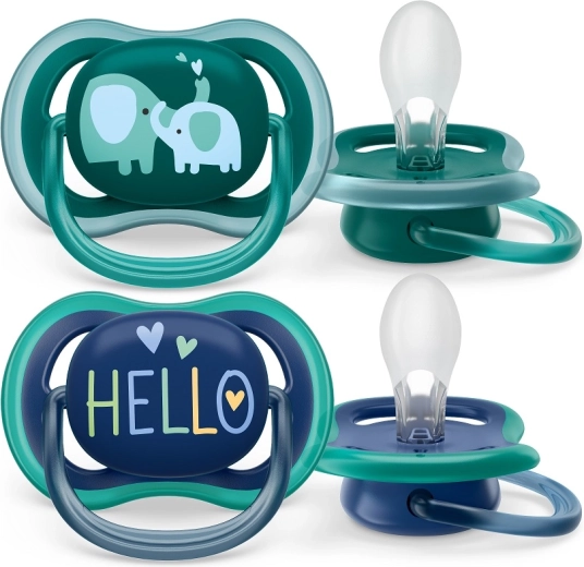 Chupete Philips Avent Ultra Air 18m+ elefante (2 uds)
