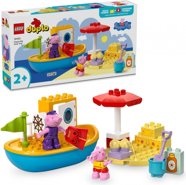 LEGO® DUPLO® 10432 Peppa Pig y excursión en barco