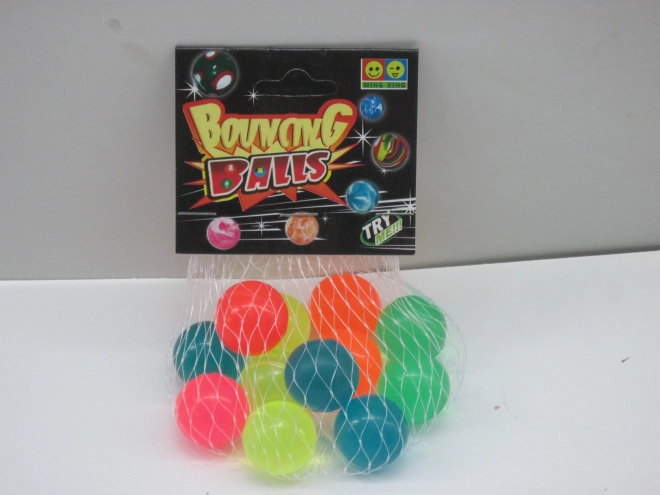 Set de 12 pelotas saltarinas de 2,5 cm
