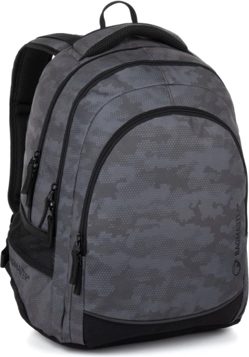 Mochila escolar para estudiantes Bagmaster Digital con diseño de camuflaje
