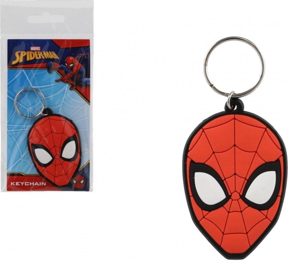 Llavero de goma Spiderman – cabeza 7 cm