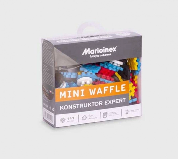 Juego de construcción Mini Waffle Constructor Expert – 141 piezas