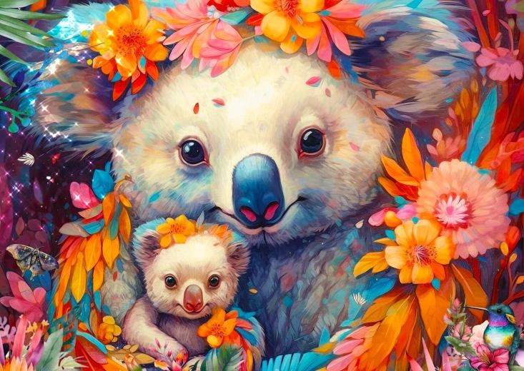 Puzzle ENJOY Mimos con un koala – 1000 piezas