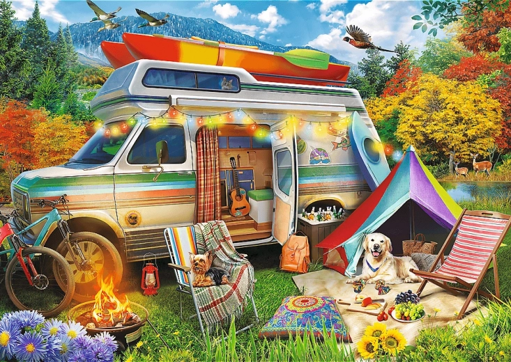 Puzzle Hora del Té - Caravana 500 Piezas