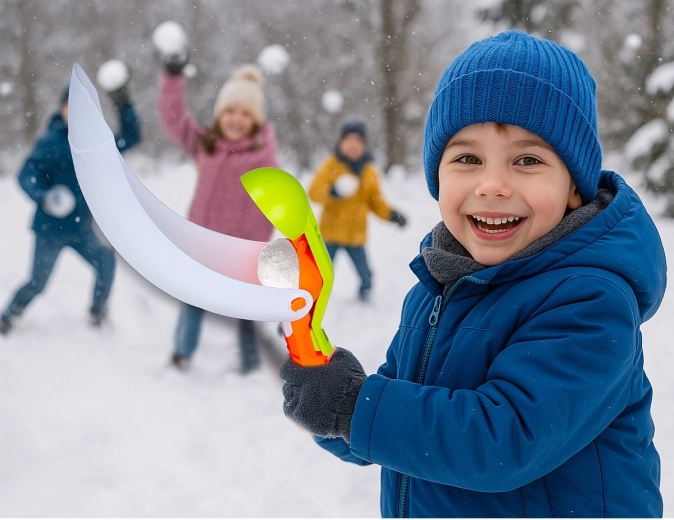 Bolas de nieve sin manos frías