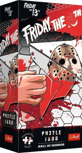 Puzzle Trefl Premium Plus Hall of Horror: Viernes 13, 1000 piezas