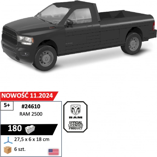 Set de construcción Cobi Dodge Ram 2500 1:35