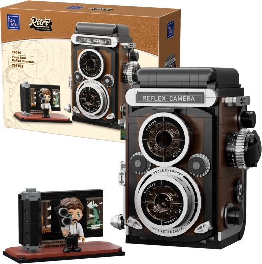 Pantasy Retro collection cámara retro twin lens reflex