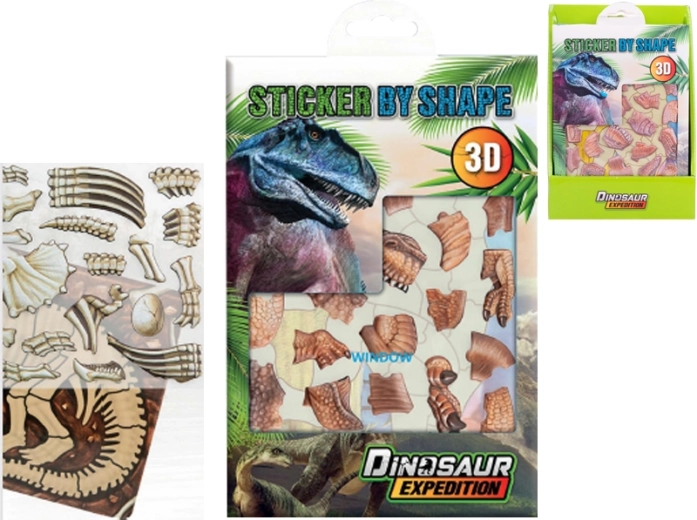 Pegatinas 3D de dinosaurios – pegatinas realistas para niños