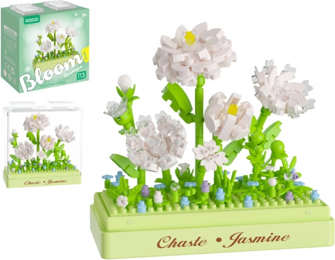 Set de construcción mini KOCO Jazmín, 285 piezas en caja