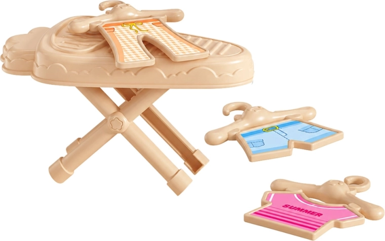 Tabla de planchar plegable y accesorios para jugar a las tareas del hogar