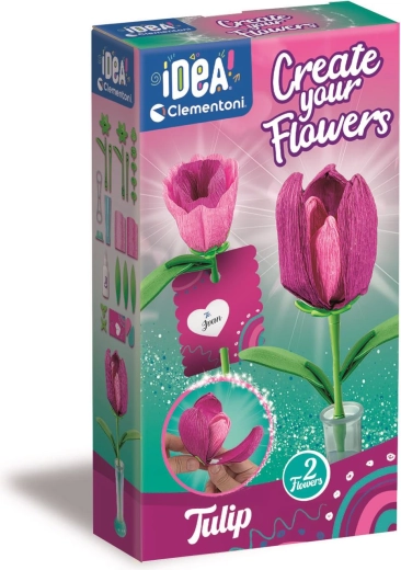 Mini fábrica de flores – tulipán