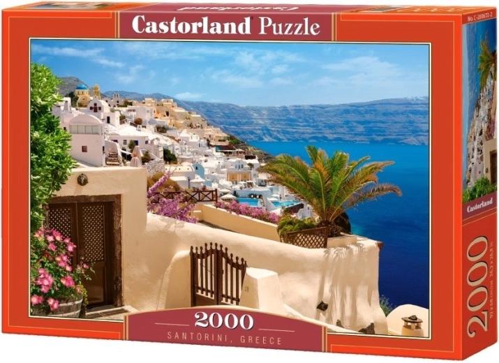 Puzzle Castorland Santorini, Grecia 2000 piezas