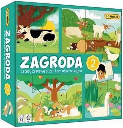 Puzzle de observación Granja 2 – juego educativo para los más pequeños