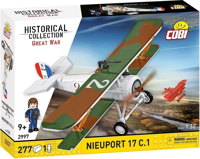 Kit de construcción del avión Nieuport 17 C.1 – biplano histórico 1:32 (277 piezas)