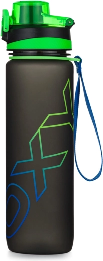 Botella de Tritan para beber OXY Life 1 l – negro-verde