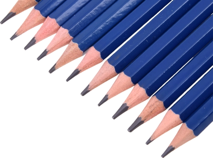 Amplia gama de durezas para un dibujo preciso y sombras marcadas