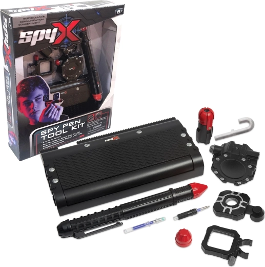 Set de espionaje SpyX con bolígrafo multifunción para niños