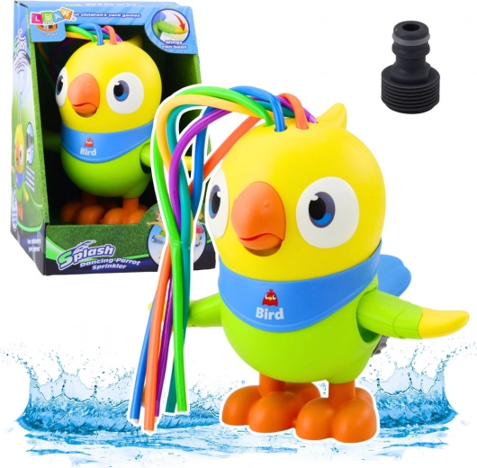 Juguete de agua fuente loro amarillo