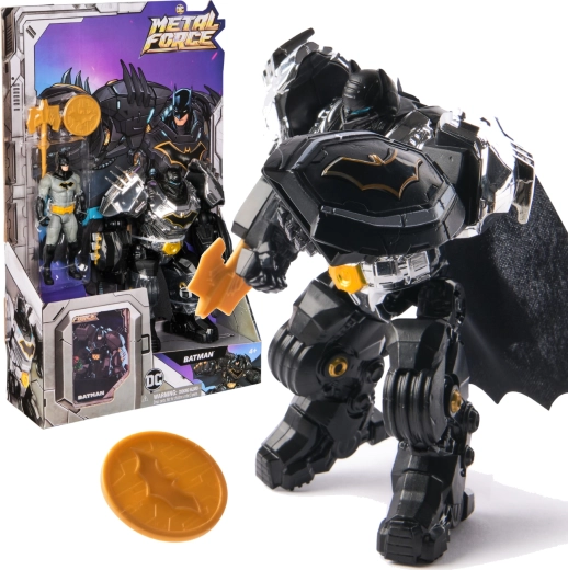 DC METAL FORCE figura de Batman con armadura 10 cm