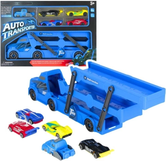Autotransportador con cochecitos, set de 6 uds.