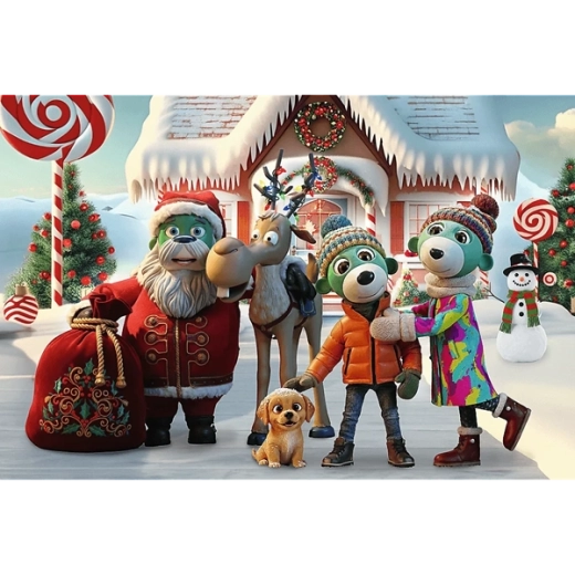 Motivo navideño de la Familia Treflik