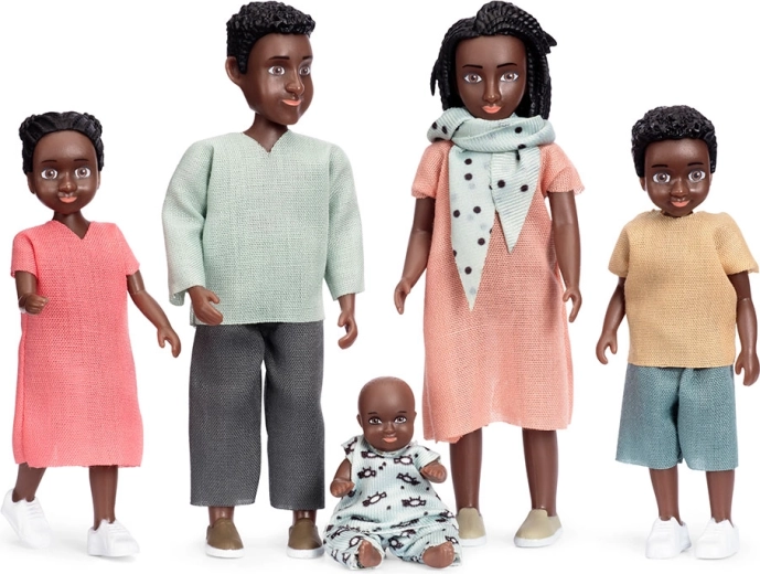 Set familiar de muñecas Billie para casita de muñecas Lundby