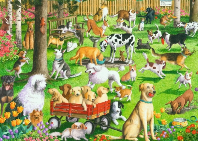 Puzzle Ravensburger Parque de perros XXL 500 piezas