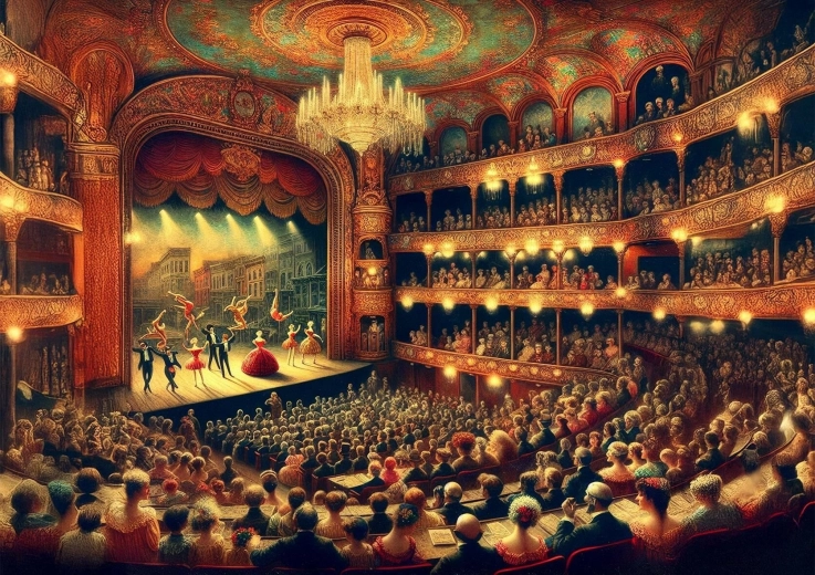 Puzzle Escena teatral 1000 piezas