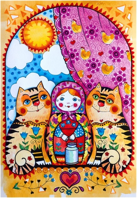 Puzzle Matryoshka de 500 piezas ANATOLIAN