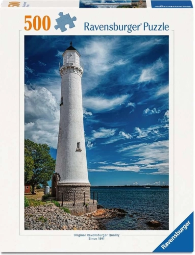 Puzzle Ravensburger faro en Karlskrona, Suecia 500 piezas