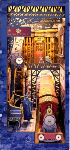 Sujetalibros 3D para montar – estación mágica
