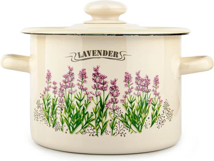 Olla esmaltada con tapa Lavanda 4,5 l