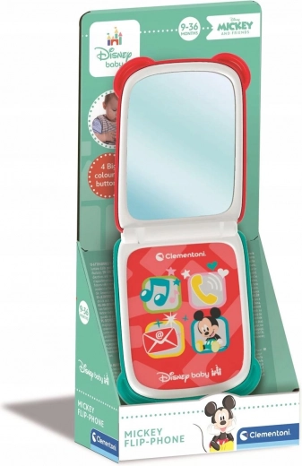 Clementoni Baby Mickey smartphone plegable para niños