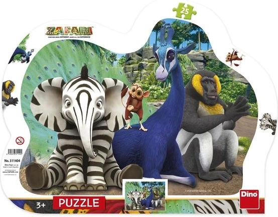 Dino Puzzle Zafari 25 piezas