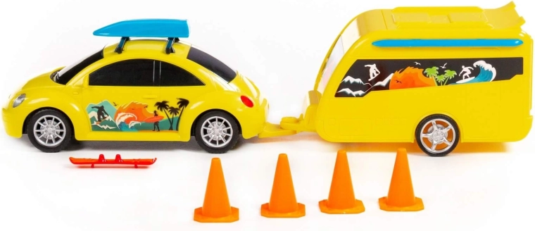 Práctico remolque para transportar objetos pequeños