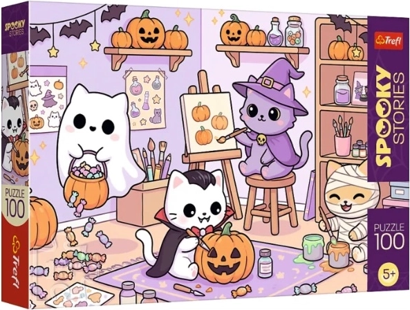 Puzle de 100 piezas SpookyStories – Mała pracownia magii - 1 unidad