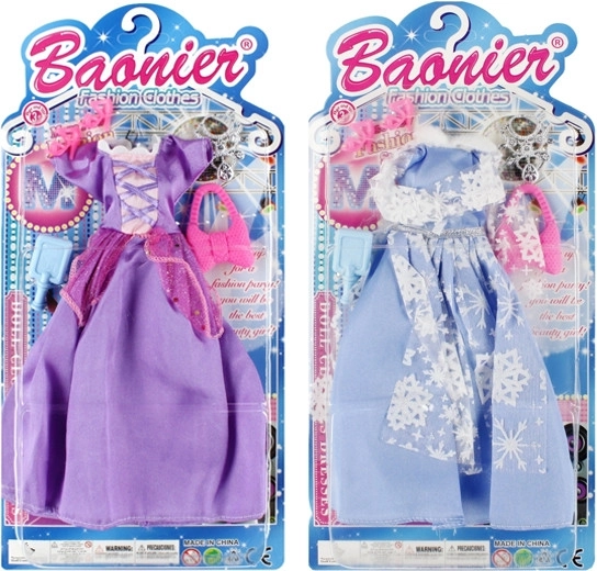 Set de ropa para muñeca con accesorios - 1 pieza