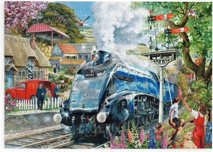 House of Puzzles Tren nocturno – puzzle de 500 piezas grandes