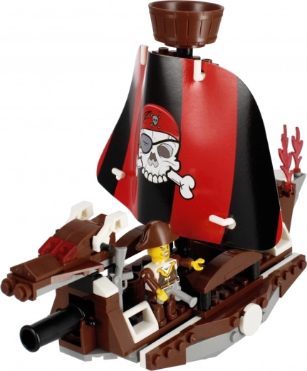 Cañón de acción y equipamiento pirata