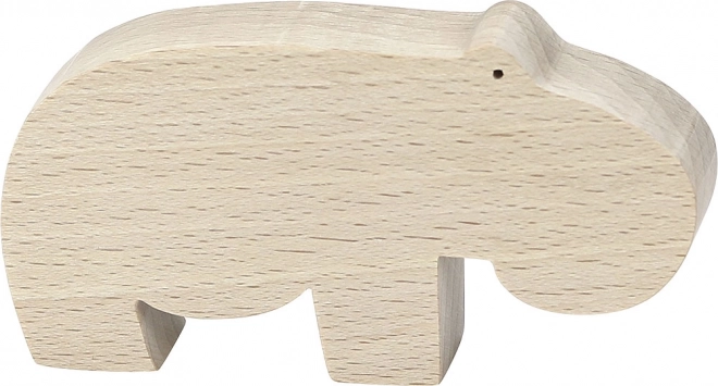 Hipopótamo de madera de Vilac