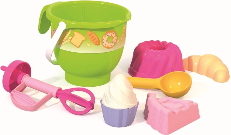 Androni set de arena para hornear con batidor manual, 6 piezas