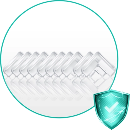 Material transparente con protección UV