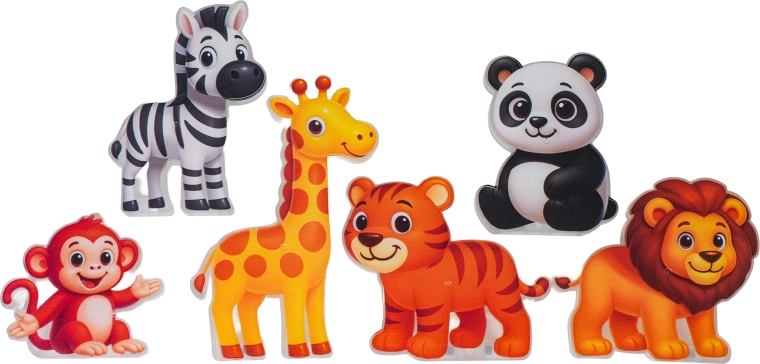 Un zoo lleno de animales divertidos