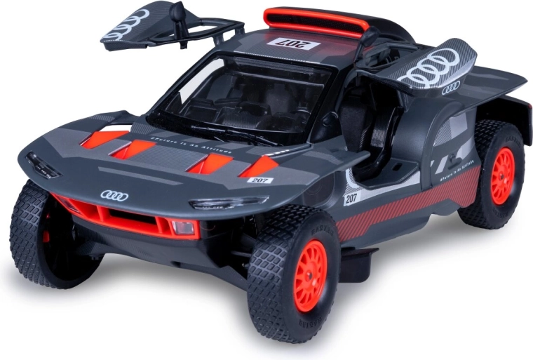Modelo metálico coleccionable Audi RS Q e-tron 1:24 gris