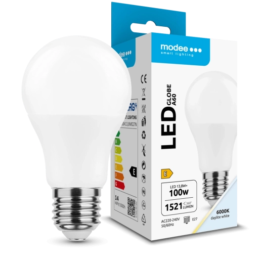 Bombilla LED Globe A60 13,8 W E27 360° 6000 K 1521 lm